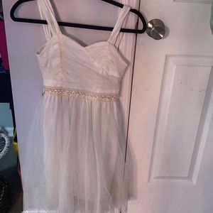 White formal dress